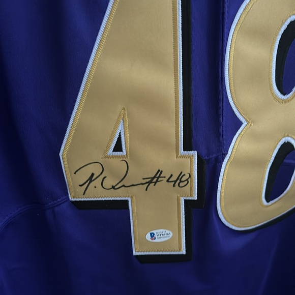 Signed Patrick Queen #48 Ravens Jersey - Picture 3 of 5